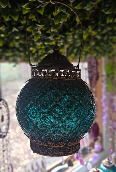 LED Moroccan Style Lantern - Ocean Design
