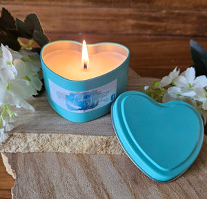 Enchanted Love Heart Style Soy Candle Tins