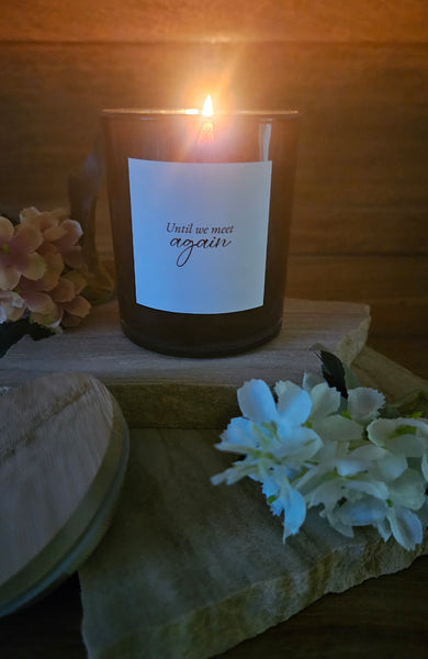 Memorial Style Soy Candle Jar - Until We Meet Again