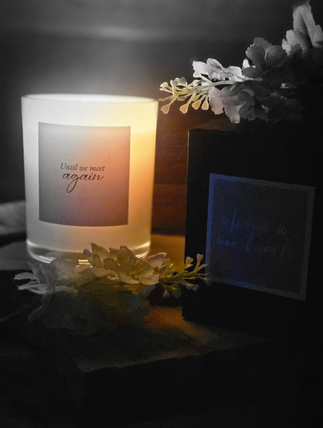 Memorial Style Soy Candle Jar - Until We Meet Again