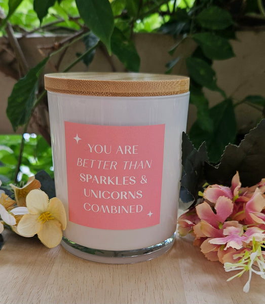 Classic Style Compassion Message Soy Candles