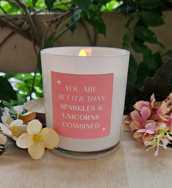 Classic Style Compassion Message Soy Candles