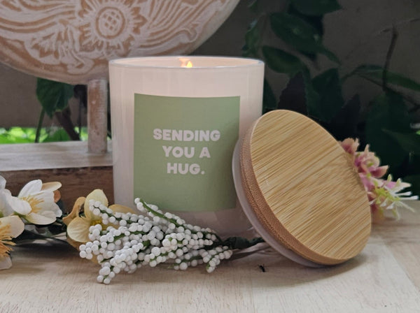 Classic Style Compassion Message Soy Candles