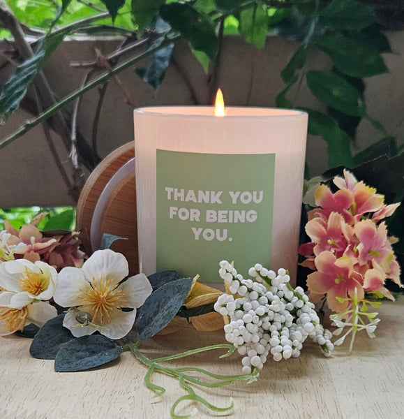 Classic Style Compassion Message Soy Candles