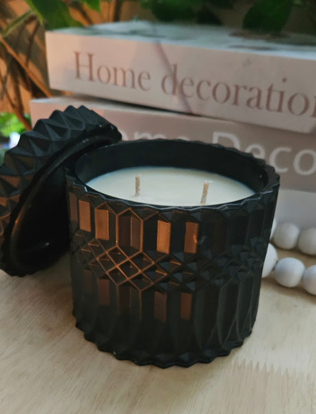 Mandala Style Soy Candle