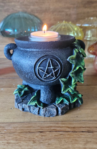 Cauldron Tealight Holder