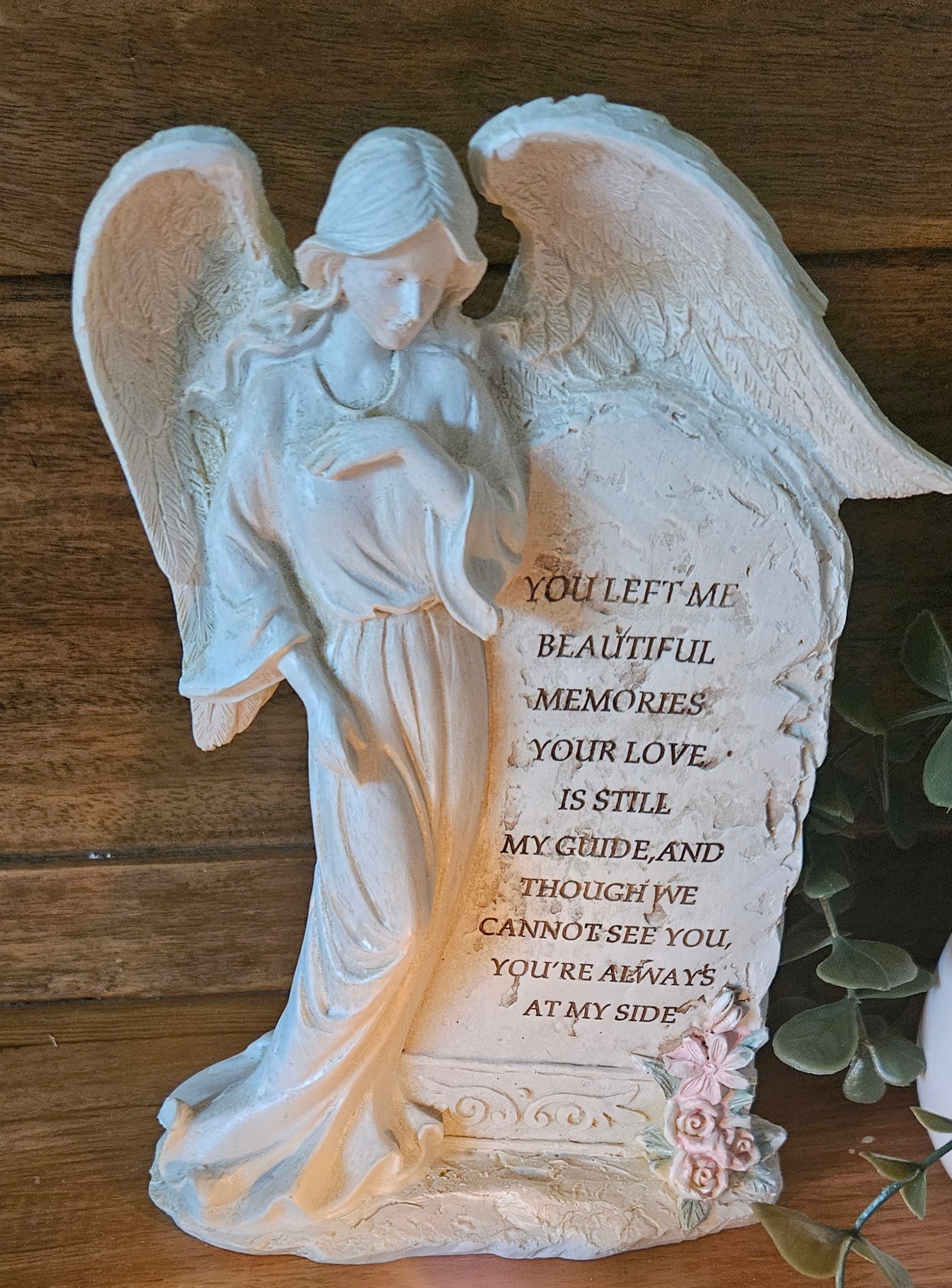 Angel Plaque Statue for Garden or Memorial