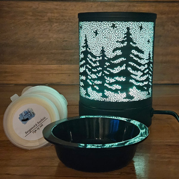 Electric Melt Warmer - Howl at the Moon Color Changing Design