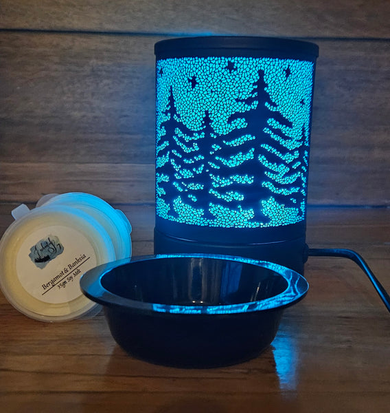 Electric Melt Warmer - Howl at the Moon Color Changing Design