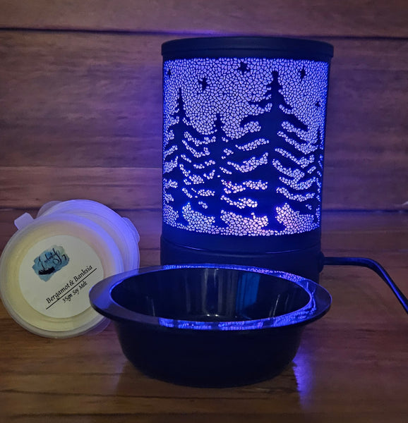 Electric Melt Warmer - Howl at the Moon Color Changing Design