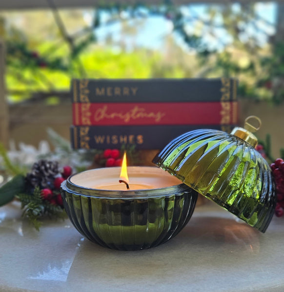 Christmas Bauble Style Soy Candle