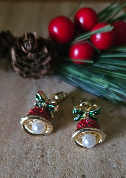 Christmas Bell Design Earrings