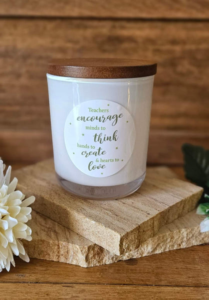 Teacher Appreciation Candles