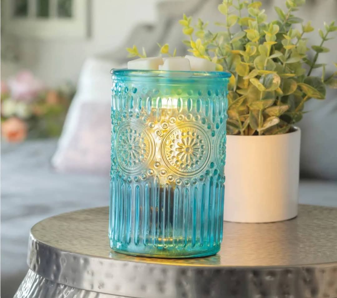 Vintage Parisian Glass Electric Melt Warmer