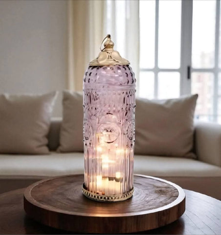 Baroque Plum Style LED Lantern