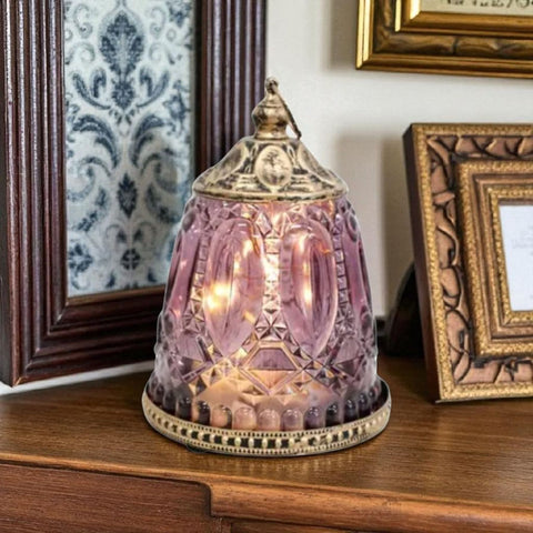 Vintage Plum Style LED Lantern