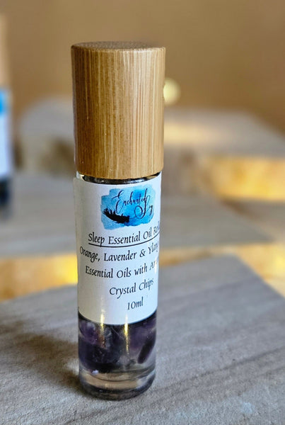 Essential Oil Blended Crystal Rollers