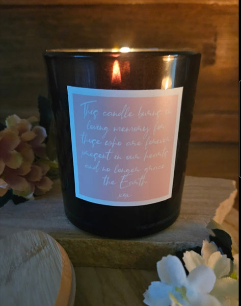 Memorial Style Soy Candle - This Candle Burns in Loving Memory