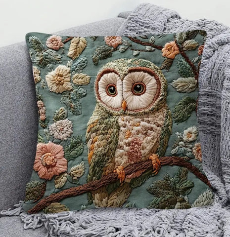 Cushion Cover - Owl Design