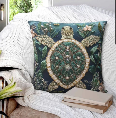 Cushion Cover - Turtle Design