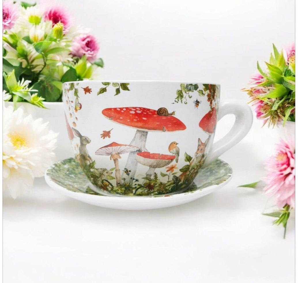 Enchanted Garden Teacup Planter