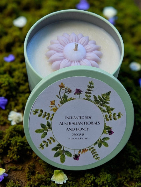 Pastel Tin Soy Candles