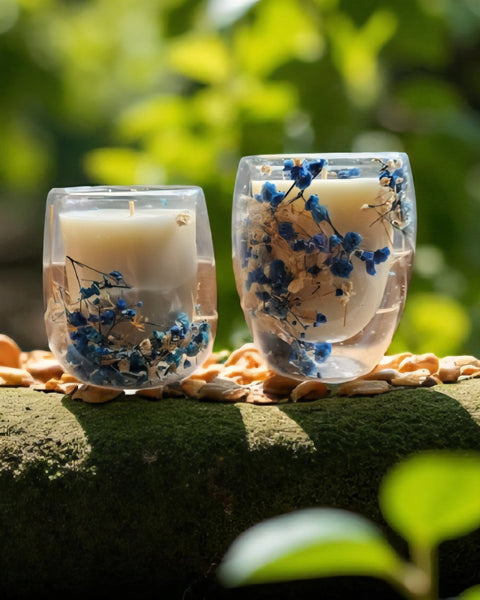 Botanical Soy Candle - Babysbreath  Style