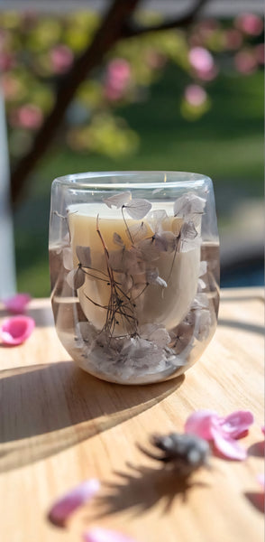 Botanical Soy Candle - Hydrangea Style