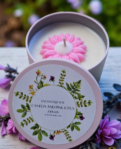 Pastel Tin Soy Candles