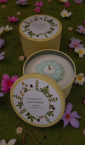 Pastel Tin Soy Candles
