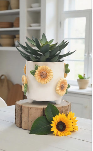 Sunflower Pot Planter