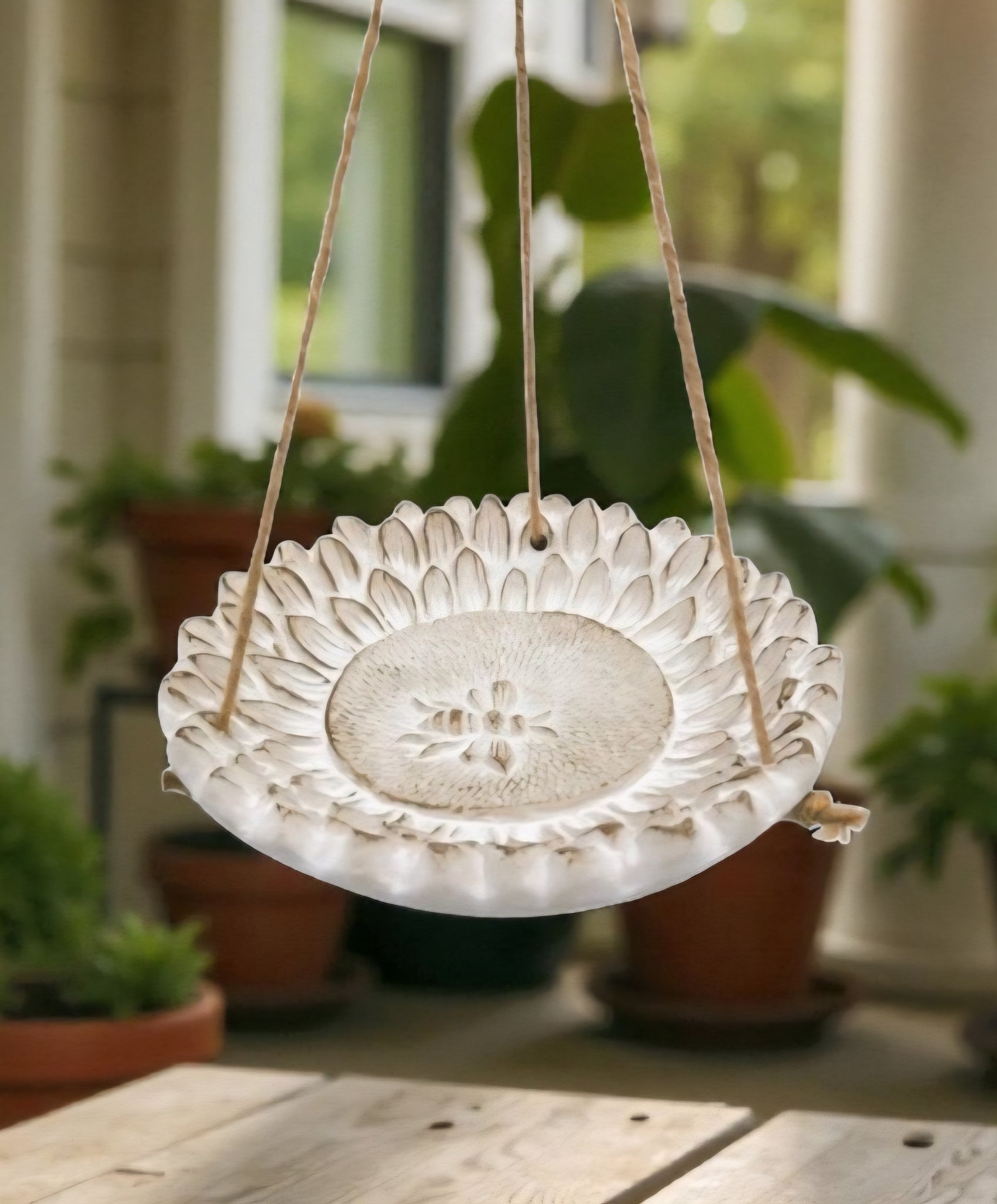 Bird Feeder with Bee Design