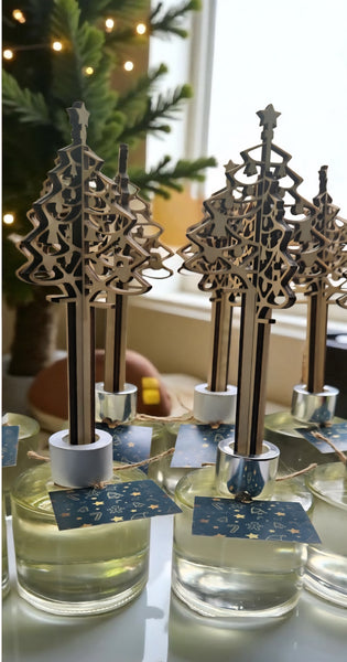 Christmas Reed Diffuser with Tree Topper