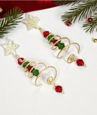 Christmas Tree Earrings