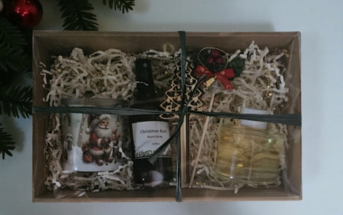 Christmas Hamper - Votive, Room Spray and Reed Diffuser Set