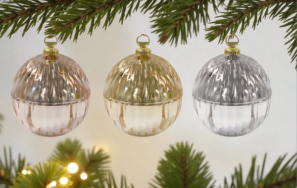 Christmas Bauble Soy Candle Trio Box Set