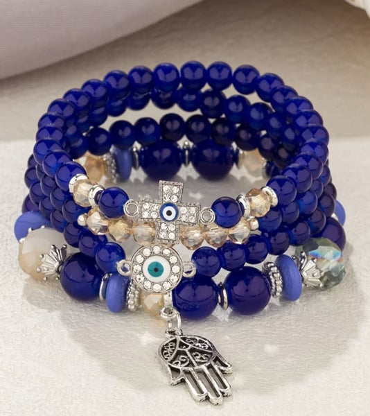 Evil Eye Bracelet Set