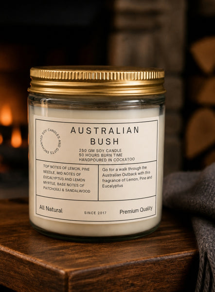 Classic Vintage Style Soy Candle