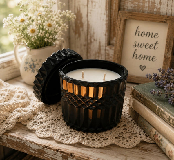Mandala Style Soy Candle