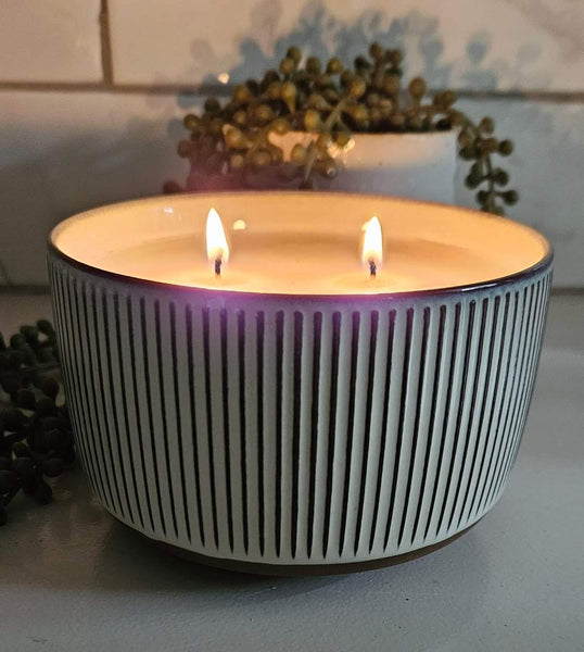 Ceramic Bowl Style Soy Candle