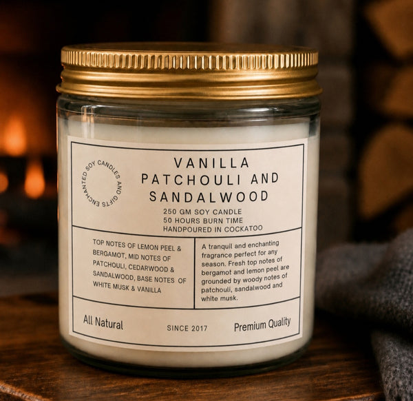 Classic Vintage Style Soy Candle