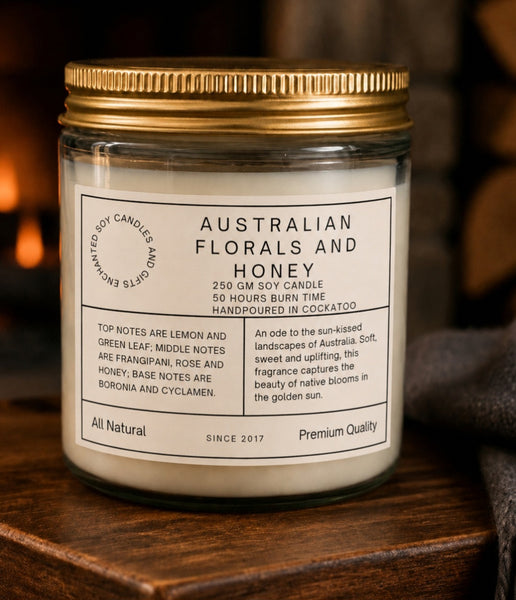 Classic Vintage Style Soy Candle