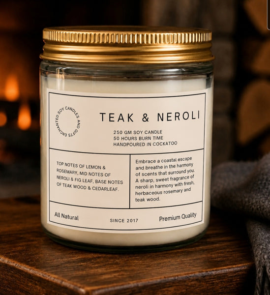 Classic Vintage Style Soy Candle