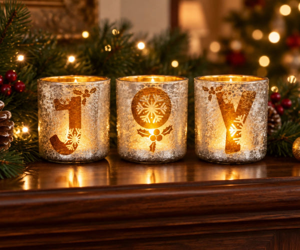 Christmas Joy Trio Soy Candle Gift Box Set