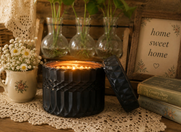 Mandala Style Soy Candle