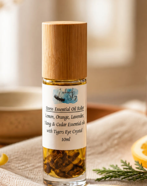 Essential Oil Blended Crystal Rollers