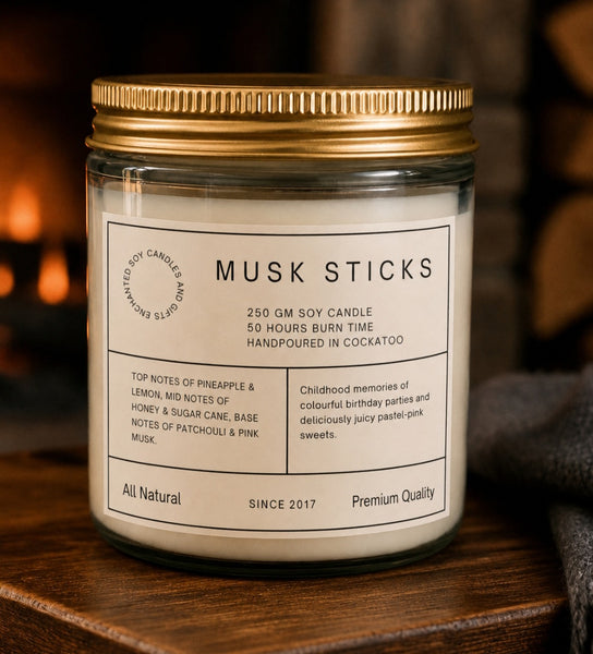Classic Vintage Style Soy Candle