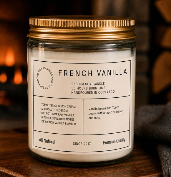 Classic Vintage Style Soy Candle