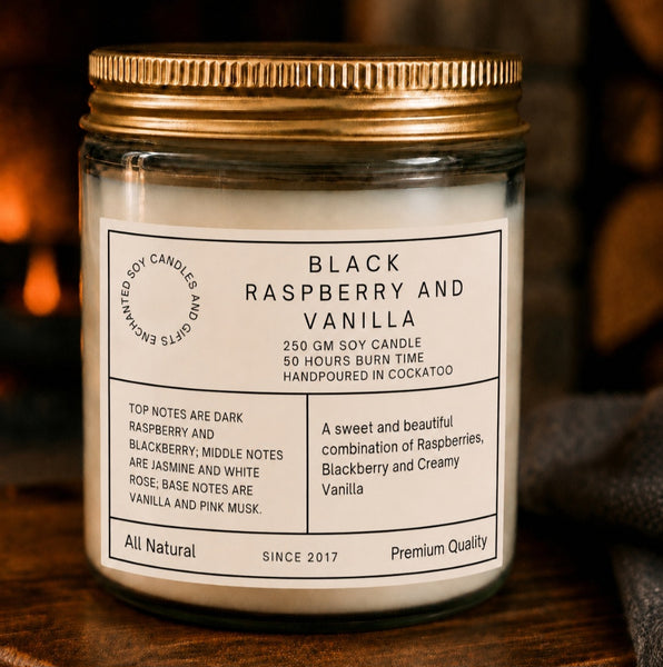 Classic Vintage Style Soy Candle