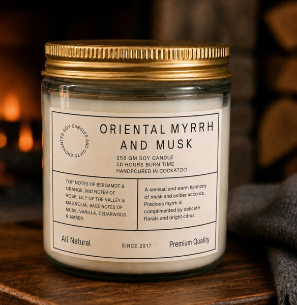 Classic Vintage Style Soy Candle